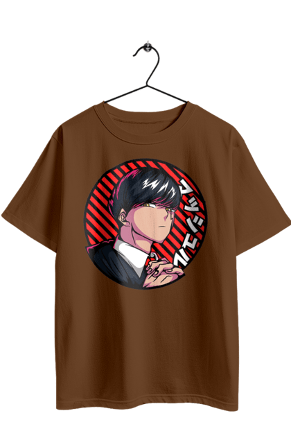 Футболка оверсайз з принтом "Магія та мʼязи Меш Берндед". Mash burnedead, комедія, магія та м`язи, магія та мʼязи, манга, меш, меш берндед, пригоди. 2070702