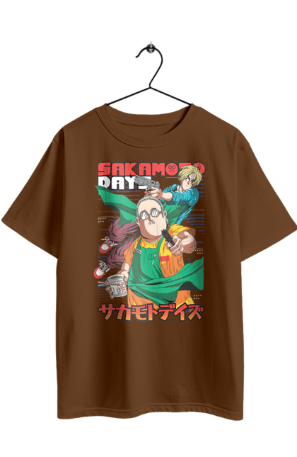 Oversized t-shirt with prints Sakamoto Days. Anime, manga, sakamoto, sakamoto days, taro sakamoto. 2070702