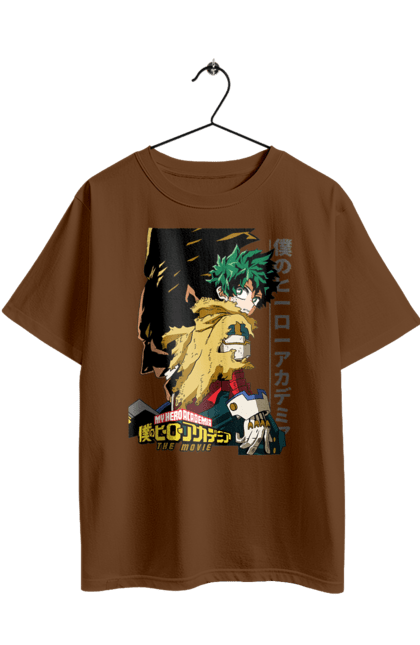 Футболка оверсайз з принтом "Моя академія героїв Мідорія". Izuku, midoriya, my hero academia, аніме, ізуку мідорія, манга, мідорія, моя геройська академія. 2070702