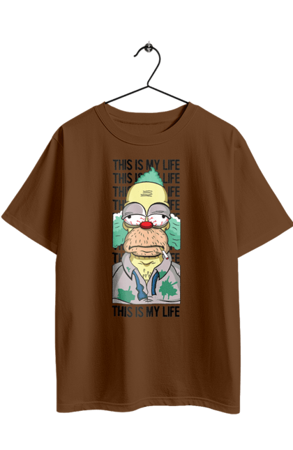 Oversized t-shirt with prints The Simpsons Krusty the Clown. Clown, krusty, krusty the clown, simpsons. 2070702