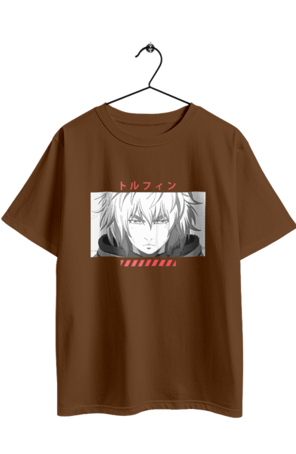 Футболка оверсайз з принтом "Сага про Вінланд Торфінн". Anime, manga, thorfinn, vinland saga, аніме, манга, сага про вінланд, торфінн. 2070702