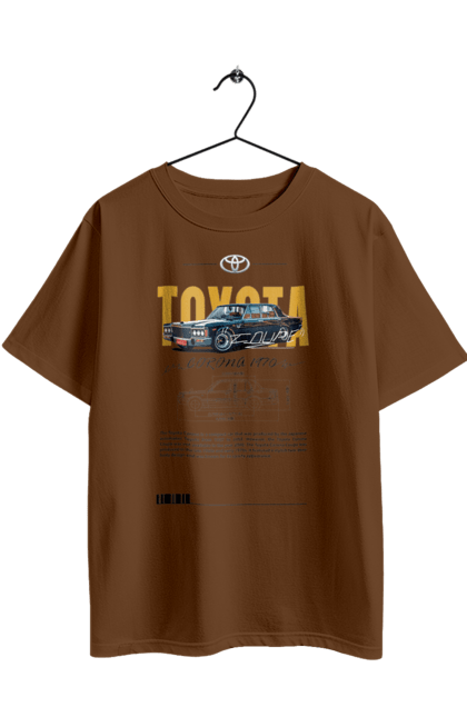 Футболка оверсайз с принтом Toyota Corona. Corona, toyota, toyota corona, авто, автомобиль, корона, машина, тойота, тойота корона. 2070702