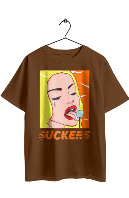 Футболка оверсайз з принтом "Чупа чупс". Гумор, мем, прикольна, сакерс, смішна, чупа чупс. 2070702