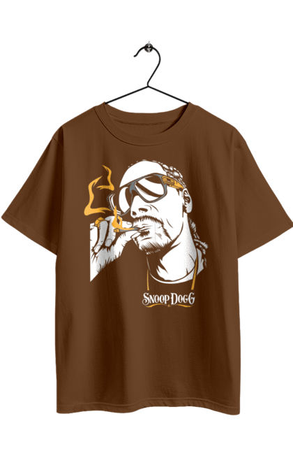 Футболка оверсайз з принтом "Снуп Доґґ". Snoop dogg, актор, музикант, продюсер, репер, снуп догг. 2070702