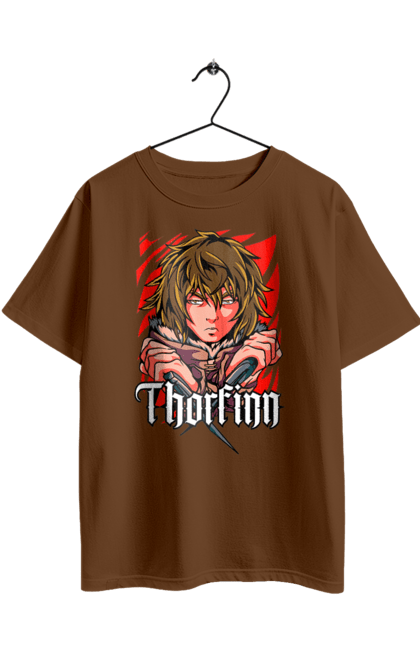 Футболка оверсайз з принтом "Сага про Вінланд Торфінн". Anime, manga, thorfinn, vinland saga, аніме, манга, сага про вінланд, торфінн. 2070702