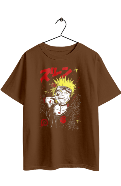 Футболка оверсайз з принтом "Наруто". Naruto, аніме, манга, наруто, ніндзя, персонаж, серіал. 2070702