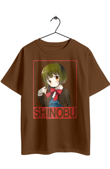 Oversized t-shirt with prints Kiniro Mosaic Shinobu Omiya. Anime, gold mosaic, kiniro mosaic, kinmoza, manga, shinobu, shinobu omiya. 2070702