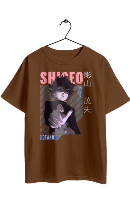 Oversized t-shirt with prints Mob Psycho 100. Anime, manga, mob, mob psycho 100, shigeo kageyama. 2070702