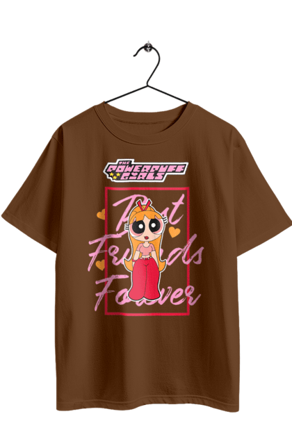 Футболка оверсайз з принтом "Круті дівчата Квіточка". Blossom, cartoon network, powerpuff girls, блоссом, квітка, квіточка, круті дівчата, мультсеріал, суперкрихітки. 2070702