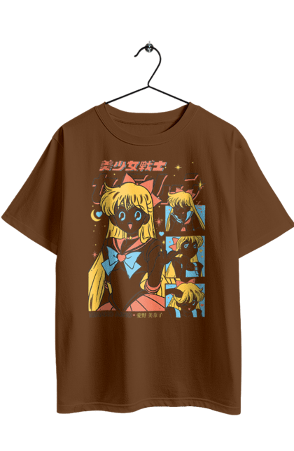 Футболка оверсайз с принтом Сейлор Венера. Minako aino, sailor moon, sailor venus, аниме, драма, махо-сёдзё, минако айно, сейлор венера, сейлор мун, сериал. 2070702