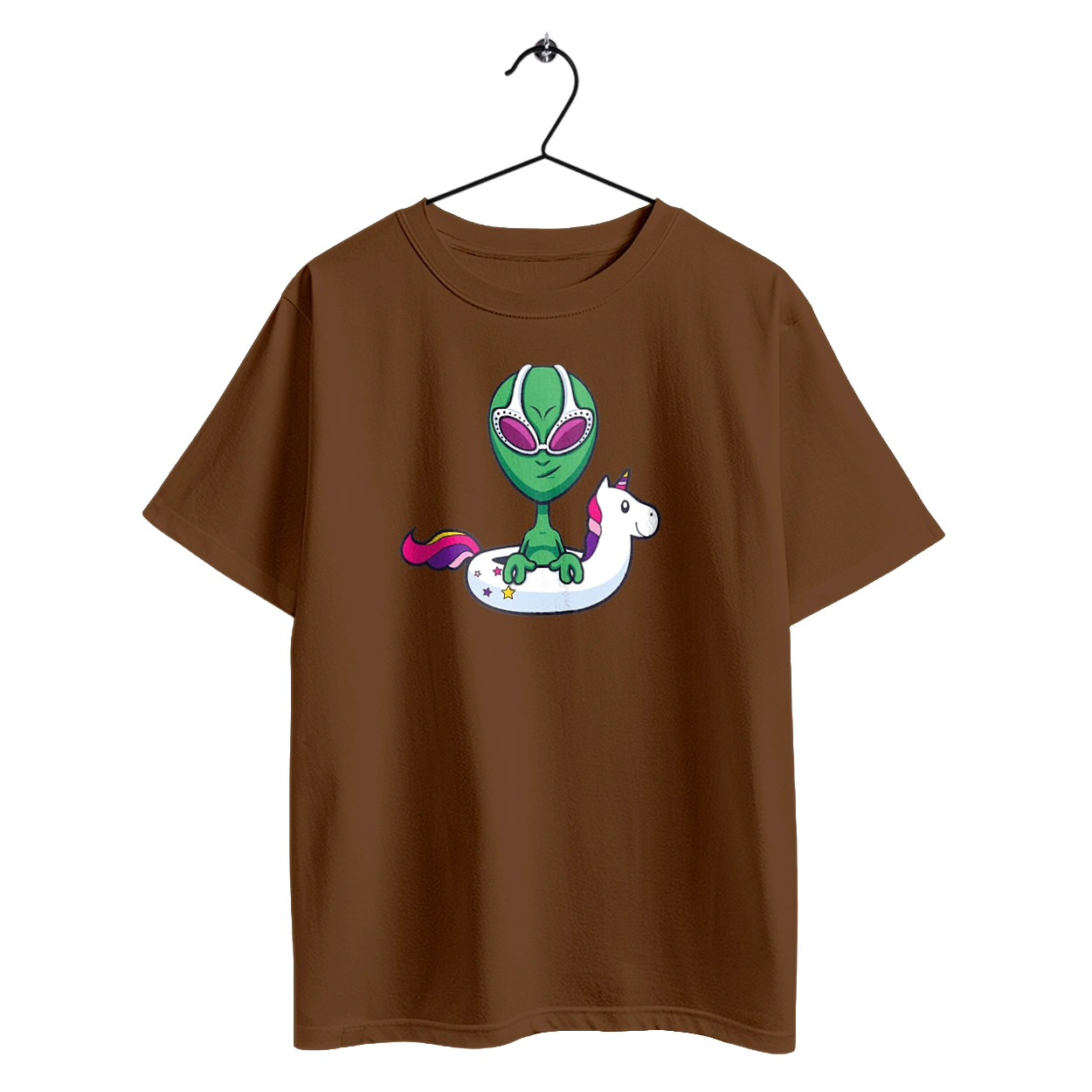 Alien Floats In A Circle