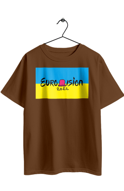 Футболка оверсайз з принтом "Євробачення за KALUSH Orchestra". Kalush orchestra, stefania, азов, врятувати азовсталь, врятувати захисників азовсталі, євробачення, звільнити, маріуполь, наші захисники, перемога, свобода. 2070702