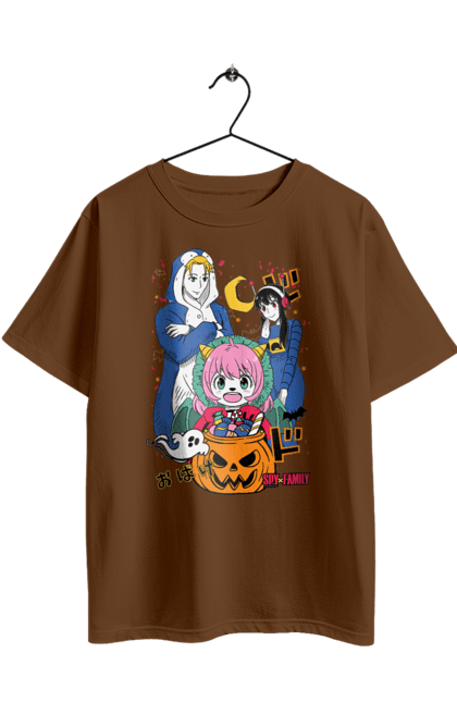 Футболка оверсайз з принтом "Сім'я шпигуна". Spy x family, аниме, аня, йор, лойд, манга, сім я шпигуна. 2070702