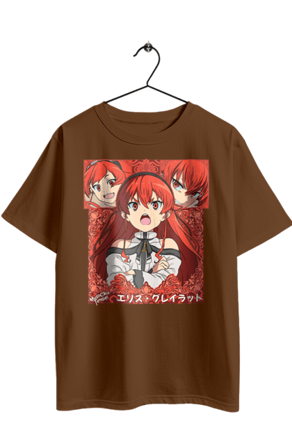 Футболка оверсайз с принтом Реинкарнация безработного Эрис Бореас Грейрат. Eris, eris boreas greyrat, jobless reincarnation, mushoku tensei, аниме, реинкарнация безработного, эрис, эрис бореас грейрат. 2070702