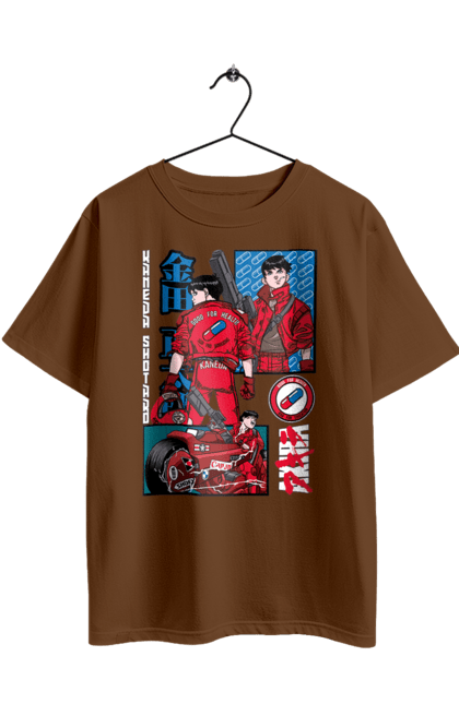 Футболка оверсайз з принтом "Акіра Шьотаро Канеда". Akira, shotaro kaneda, акіра, кіберпанк, шьотаро канеда. 2070702