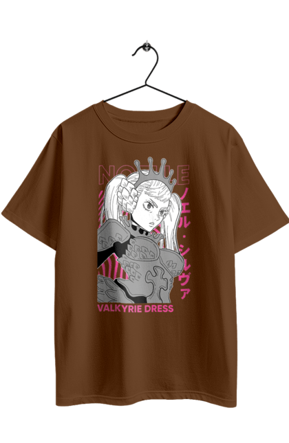 Футболка оверсайз з принтом "Black Clover Ноель Сілва". Anime, black clover, manga, noelle, noelle silva, аніме, манга, ноель. 2070702