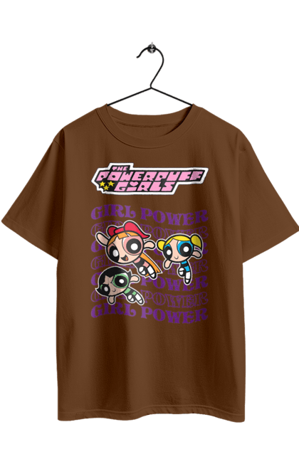 Футболка оверсайз з принтом "Круті дівчата". Cartoon network, powerpuff girls, квітка, круті дівчата, мультсеріал, серце, суперкрихітки. 2070702