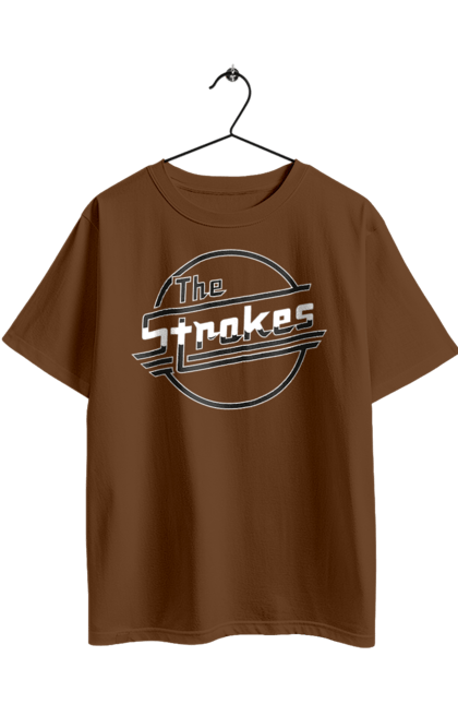 Футболка оверсайз з принтом "The Strokes". Strokes, альтернативний рок, гаражний рок, група, інді, інді рок, музика, постпанк ривайвл, рок. 2070702