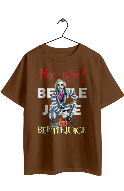Oversized t-shirt with prints Beetlejuice. Beetlejuice, comedy, ghost, horror, movie, tim burton, warner bros. 2070702