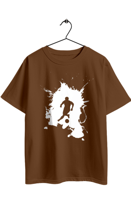 Футболка оверсайз з принтом "Футбол у серці". Ворота, гол, збірна, м`яч, перемога, спорт, турнір, україна, футбол, чемпіонат. 2070702