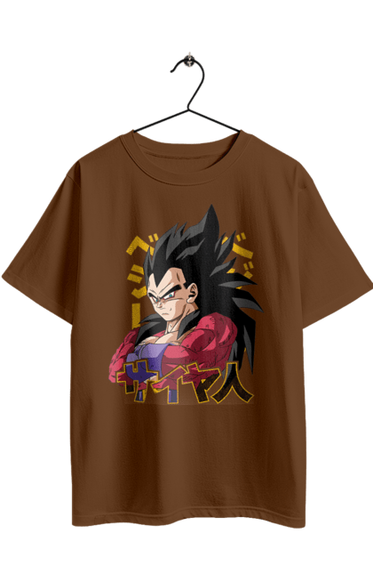 Футболка оверсайз з принтом "Перли дракона Вегета". Anime, dragon ball, goku, manga, vegeta, аніме, вегета, гоку, манга, перли дракона. 2070702