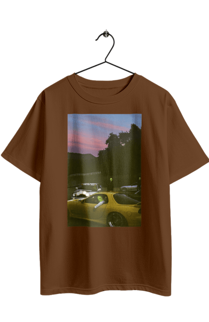 Футболка оверсайз з принтом "Авто". 2022, авто, автомобілі, механик, стиль. 2070702