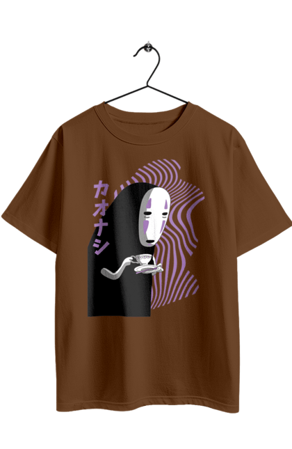Oversized t-shirt with prints Spirited Away Kaonashi. Faceless, kaonashi, spirited away. 2070702