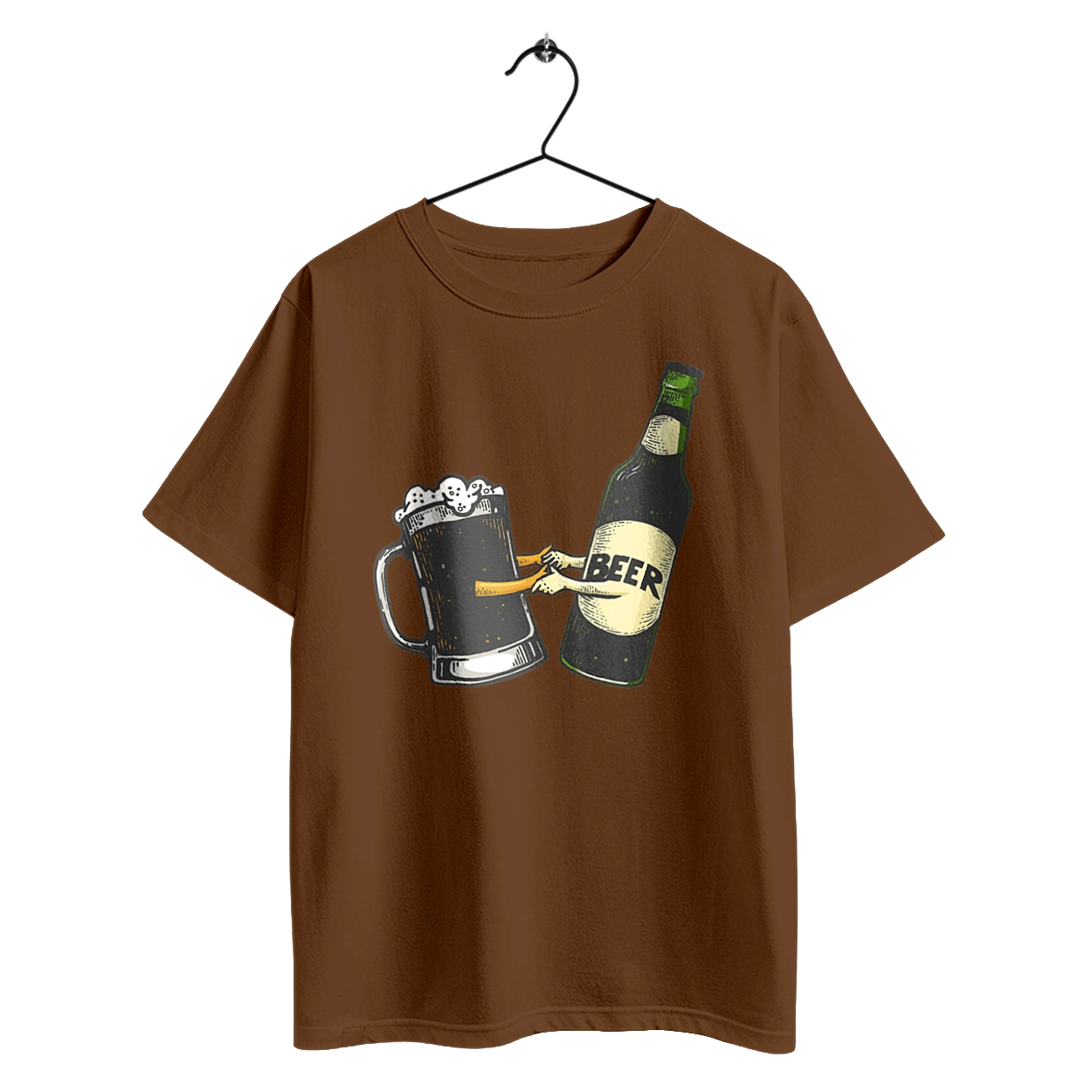 Bottle Of Beer With A Glass Of Beer