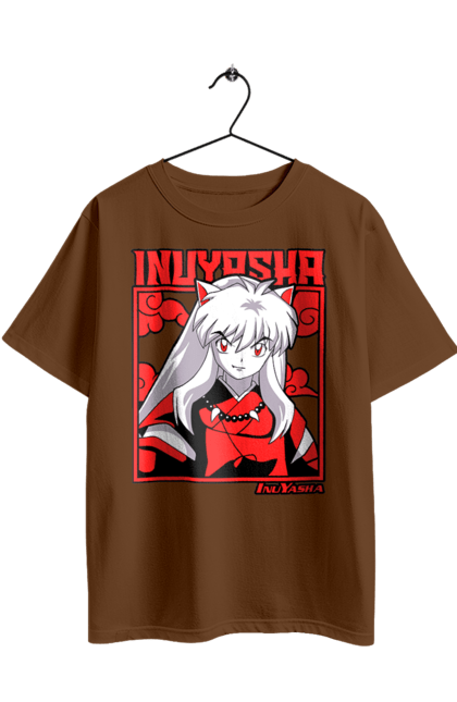 Футболка оверсайз з принтом "Inuyasha". Anime, inuyasha, manga, rumiko takahashi, аніме, демон охоронець, манга, руміко такахасі. 2070702