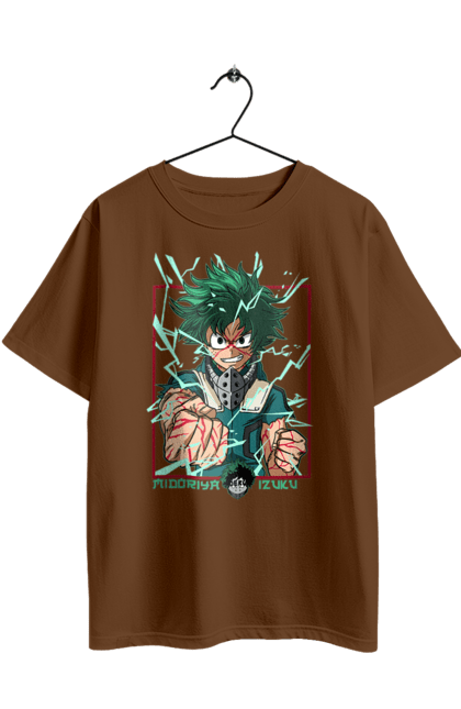 Футболка оверсайз с принтом Моя геройская академия Мидория. Izuku, midoriya, my hero academia, аниме, манга, мидория, моя геройская академия. 2070702