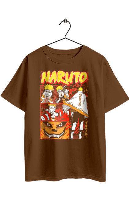 Футболка оверсайз с принтом Наруто. Naruto, аниме, манга, наруто, ниндзя, персонаж, сериал. 2070702