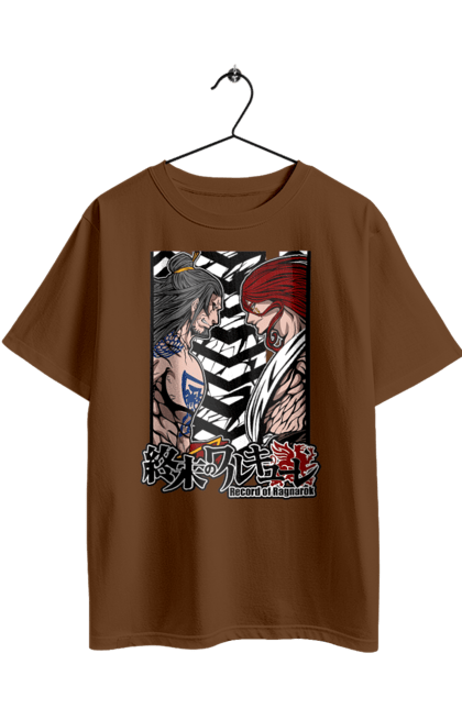 Футболка оверсайз з принтом "Повість про кінець світу Тор та Люй Бу". Anime, lu bu, manga, record of ragnarok, thor, аніме, комікс, люй бу, манга, тор. 2070702