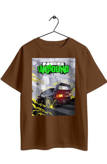 Футболка оверсайз з принтом "Need for Speed Unbound". Heat, need, need for speed, nfs, speed, unbound, нид, нфс, спид, фор. 2070702