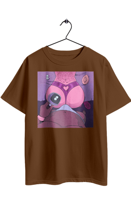 Футболка оверсайз з принтом "Ранкова Кава З Жопкою". Гола, жопа, кава, труси. 2070702