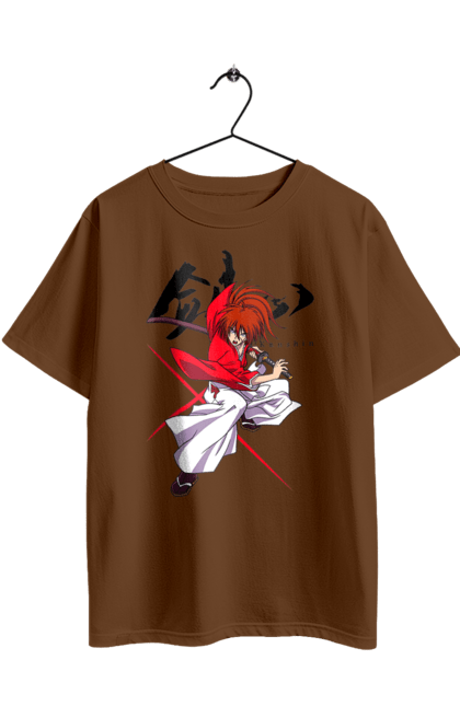 Oversized t-shirt with prints Rurouni Kenshin Himura. Anime, himura kenshin, kenshin himura, manga, rurouni kenshin, samurai, samurai x. 2070702
