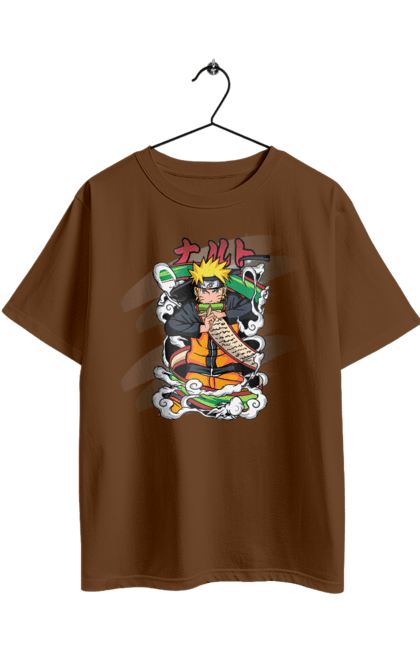 Футболка оверсайз з принтом "Наруто". Naruto, аніме, манга, наруто, ніндзя, персонаж, серіал. 2070702