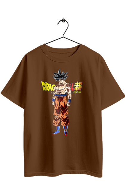 Футболка оверсайз з принтом "Перли дракона Сон Гоку". Dragon ball, manga, son goku, аніме, гоку, манга, перли дракона, сон гоку. 2070702