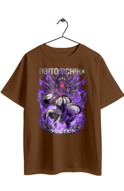 Футболка оверсайз з принтом "Наруто Учіха Обіто". Naruto, obito, obito uchiha, аніме, манга, наруто, обіто, серіал, учіха, учіха обіто. 2070702