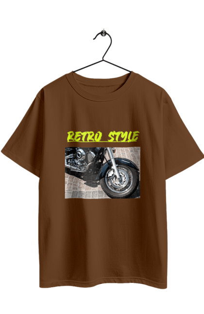 Oversized t-shirt with prints Moto2. Bike, motorbike, retro, road, speed, style. 2070702