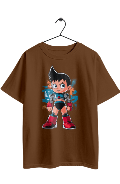 Футболка оверсайз з принтом "AstroBoy". Astro boy, андроїд, аніме, манга, могутній атом, пригоди, робот, серіал, фантастика. 2070702