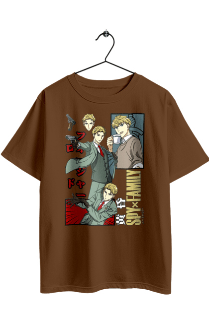 Футболка оверсайз з принтом "Сім'я шпигуна Лойд". Spy x family, аниме, аня, йор, лойд, манга, сім я шпигуна. 2070702