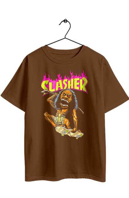 Oversized t-shirt with prints Zuni Fetish Doll. Doll, horror, movie, spirit, zuni, zuni doll. 2070702