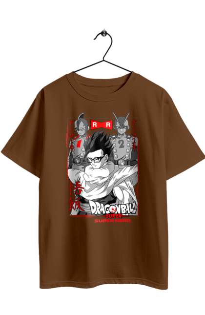 Футболка оверсайз з принтом "Перли дракона Гохан". Anime, dragon ball, goku, manga, аніме, гоку, гохан, манга, перли дракона. 2070702