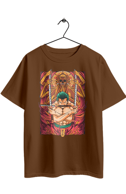 Футболка оверсайз з принтом "Ван Піс Зоро". One piece, roronoa zoro, аніме, ван пис, ван піс, зоро, манга, ророноа зоро, фехтувальник. 2070702