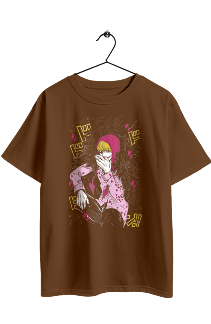 Футболка оверсайз з принтом "Ван Піс Донкіхот Росинант". Corazon, donquixote rosinante, one piece, аніме, ван пис, ван піс, донкіхот росинант, коразон, манга. 2070702