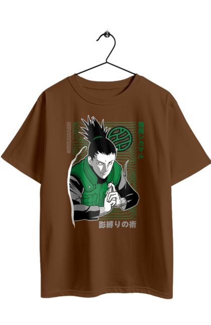 Oversized t-shirt with prints Shikamaru. Anime, manga, naruto, shikamaru, shikamaru nara. 2070702