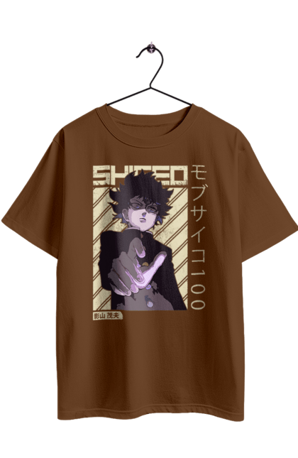 Oversized t-shirt with prints Mob Psycho 100. Anime, manga, mob, mob psycho 100, shigeo kageyama. 2070702