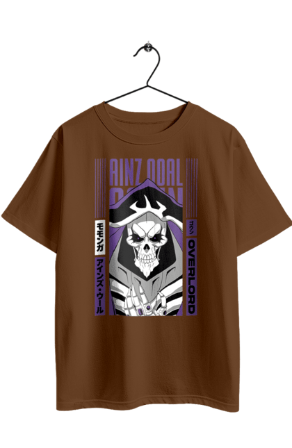 Футболка оверсайз з принтом "Оверлорд Момонга". Momonga, overlord, аніме, доглядач вартових, момонга, оверлорд, серіал. 2070702
