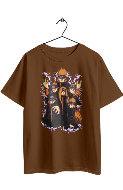 Oversized t-shirt with prints Naruto Akatsuki. Akatsuki, anime, character, manga, naruto, ninja, pain, tv series, yahiko. 2070702