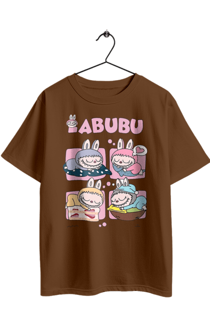 Oversized t-shirt with prints Labubu`s Dream. Labubu, toys, weird cute. 2070702